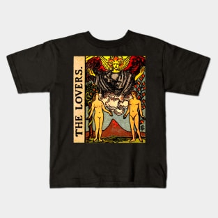 The Lovers Tarot Card Kids T-Shirt